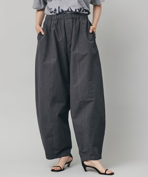 Curensology（カレンソロジー） パンツ /コットンリネンドロストパンツ
