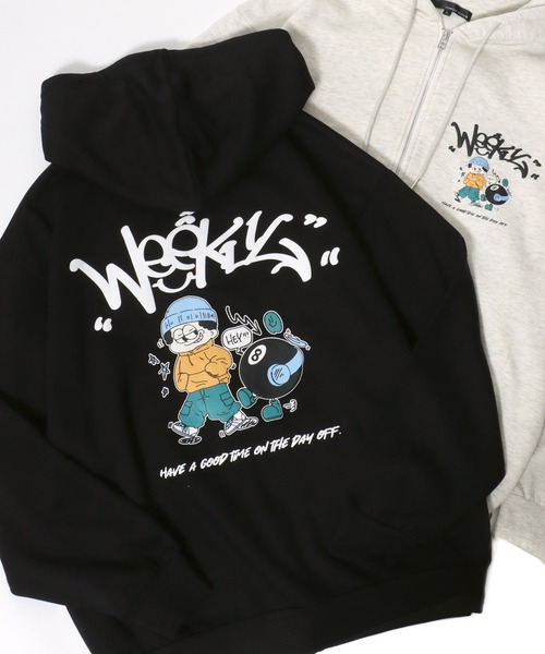 SITRY（シトリー） パーカー Foam Print Sweat Hoodie/発泡バック