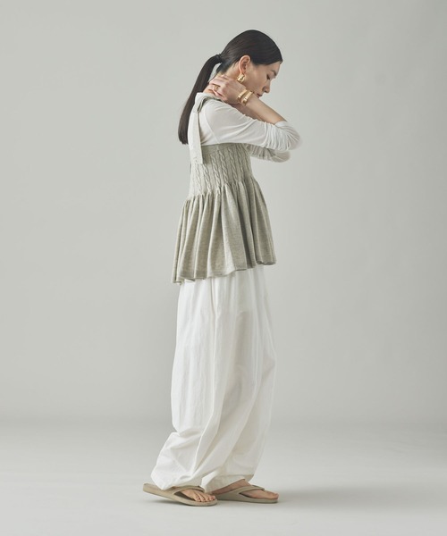 Curensology（カレンソロジー） キャミソール /ウールリネンキャミ