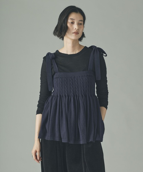 Curensology（カレンソロジー） キャミソール /ウールリネンキャミ