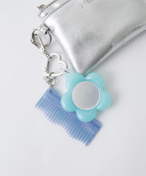 SMELLY（スメリー） キーホルダー ミラーコームセットキーチェーン