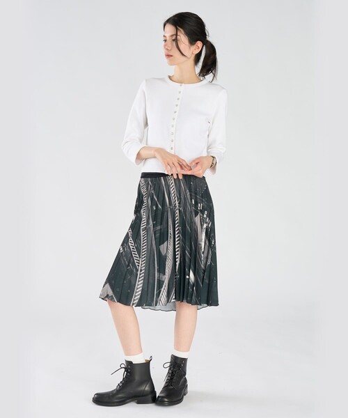 agnes b.（アニエスベー） カーディガン コットン メルトン