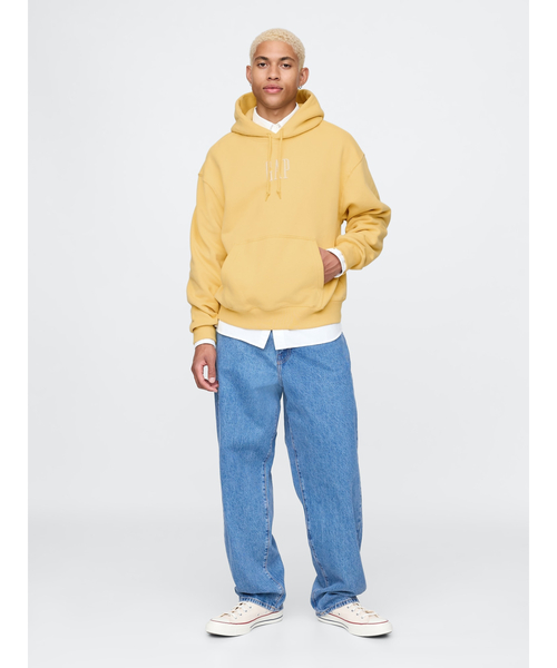 GAP（ギャップ） プルオーバーパーカー X-LARGE イエロー メンズ