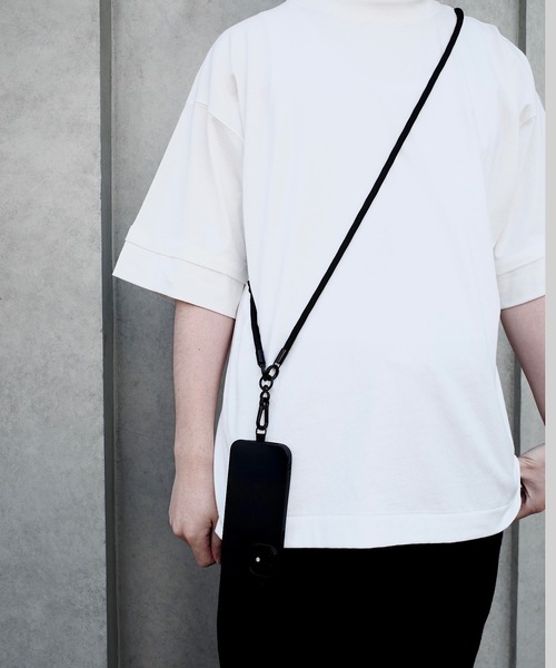 ARTIFICIAL SWEETENER 編み込みスマホショルダーストラップ