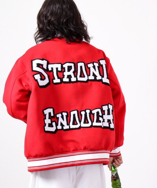 RE730 スタジャン ビッグロゴ バーシティ スタジャン アワード