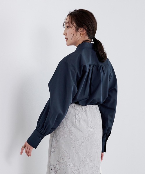 ur's（ユアーズ） ブラウス シャツ プチハイネックボウタイブラウス