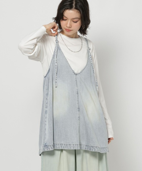 niko and…（ニコアンド） キャミソール 「NKJ 2026SS」 2WAYZIPデニム