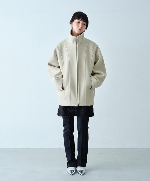 CODE A コート アウター wool volume short coat レディース