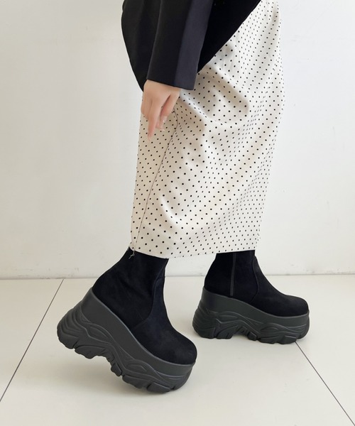 Shoes in Closet（シュークロ） ブーツ 厚底 ダブルソール ストレッチ