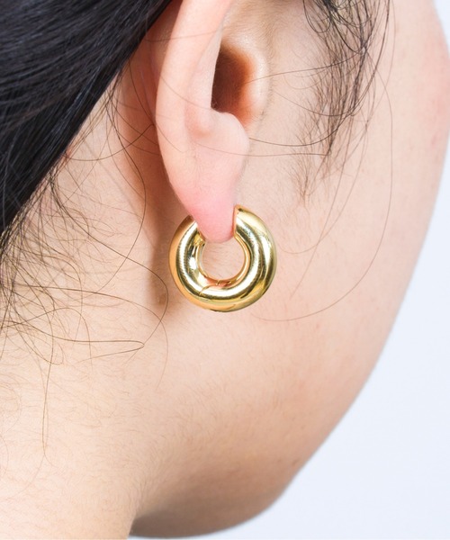 TOM WOOD（トムウッド） ピアス 「TOMWOOD」Chunky Hoops Small