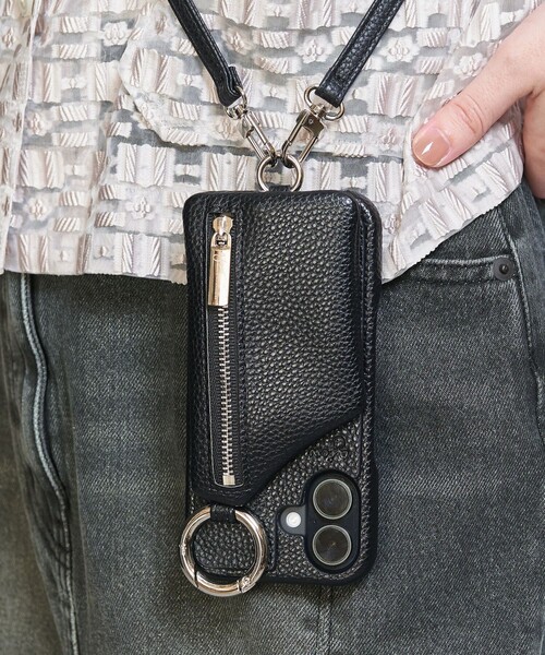 ajew（エジュー） スマホケース 「ajew」CADENAS ストラップ iPhone16