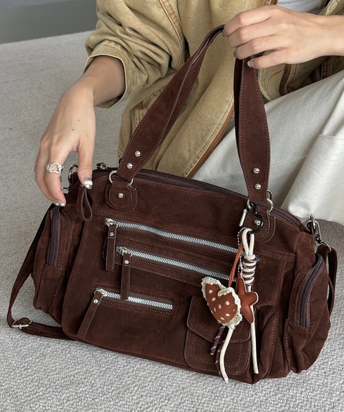 Sibra（シブラ） ショルダーバッグ バッグ 2wayレザーテイストポケット