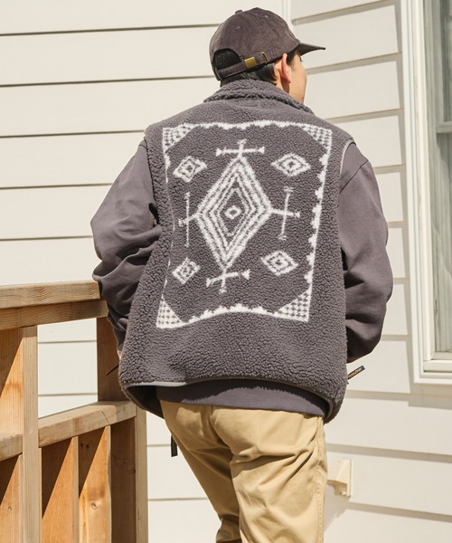 PENDLETON（ペンドルトン） ベスト ジレ ボアジャガードスタンドベスト