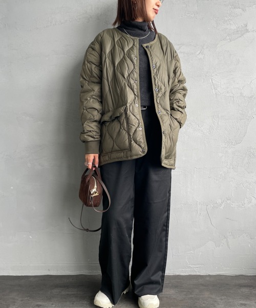 TAION（タイオン） ダウンコート ダウンジャケット MILITARY ソフト