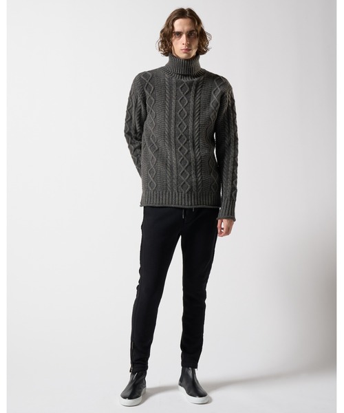 wjk スウェットパンツ ジャージ hem zip seam pants メンズ : ZOZOTOWN