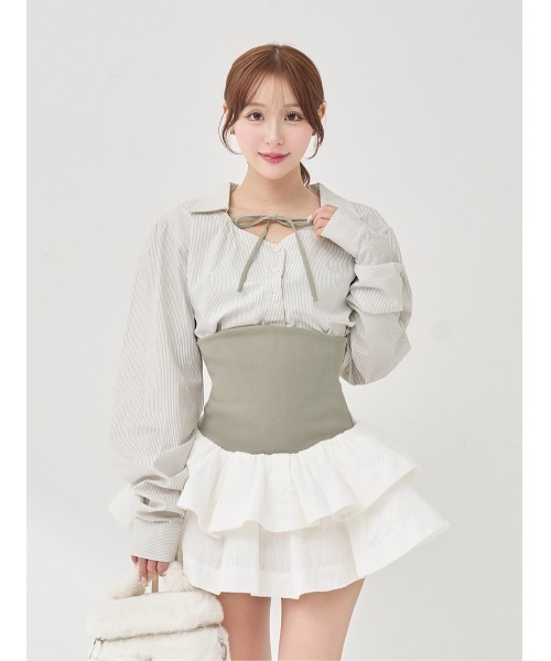 Darich（ダーリッチ） ワンピース ボリュームフレアセットアップ