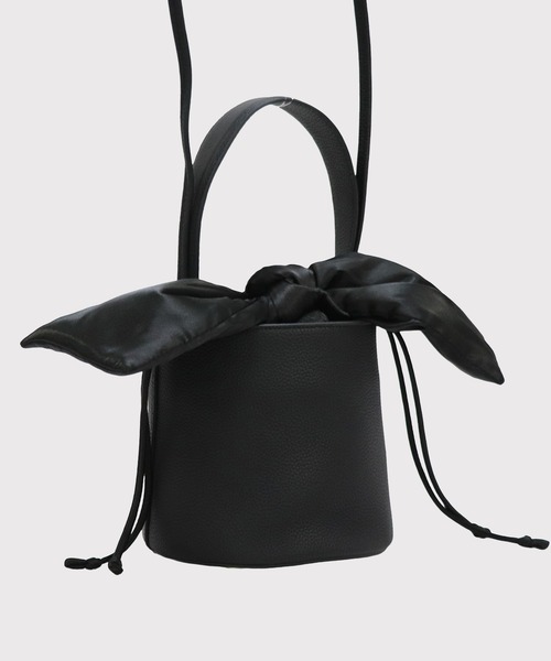 ショルダーバッグ バッグ 「 maiさんコラボ 」 本革 2WAY バケツ型