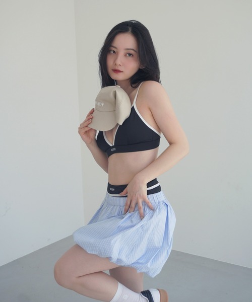 EIMY ISTOIRE（エイミーイストワール） 水着 パイピングロゴビキニ