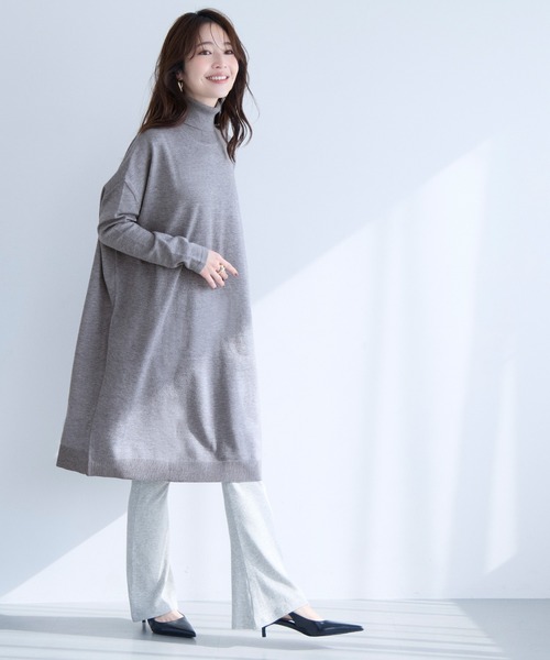 coca（コカ） チュニック タートルニットワンピース : ZOZOTOWN Yahoo