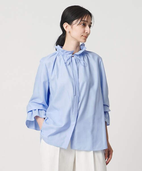 UNITED ARROWS（ユナイテッドアローズ） ブラウス シャツ フリルカラー