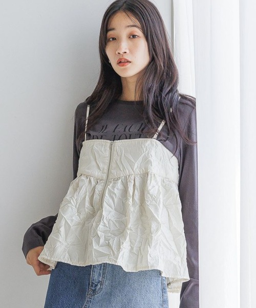 LOWRYS FARM（ローリーズファーム） キャミソール アソートギャザー