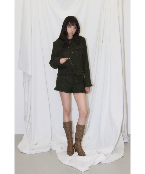 LAGUA GEM（ラグアジェム） パンツ TWEED COMPACT ショートパンツ