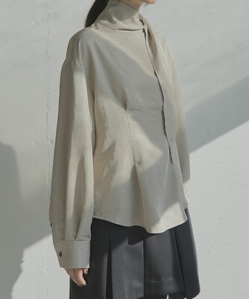 LE CIEL BLEU（ルシェルブルー） ブラウス シャツ ボウタイブラウス