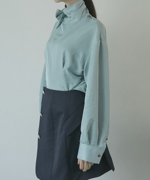 LE CIEL BLEU（ルシェルブルー） ブラウス シャツ ボウタイブラウス