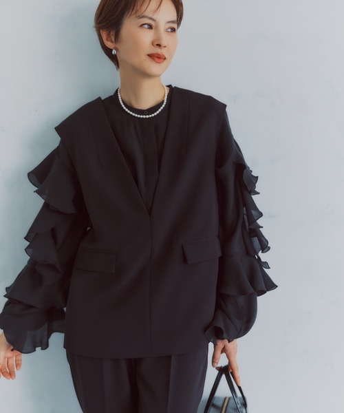 A part by（アパートバイ） ブラウス シャツ 「セレモニー」C*フリル