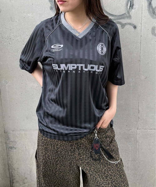 tシャツ ストライプユニフォームTシャツ レディース メンズ : ZOZOTOWN