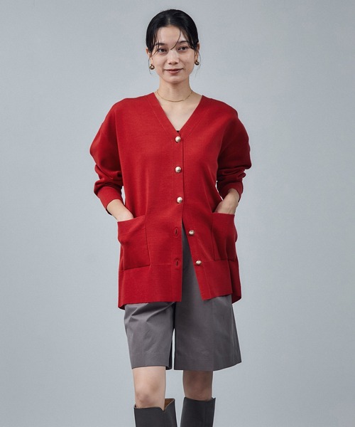 SALON adam et rope'（サロン アダム エ ロペ） カーディガン ウールV