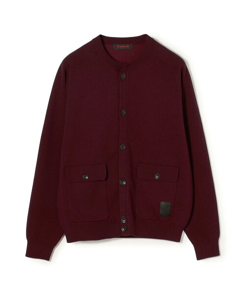 CABaN（キャバン） カーディガン コットンカシミヤ フラップポケット