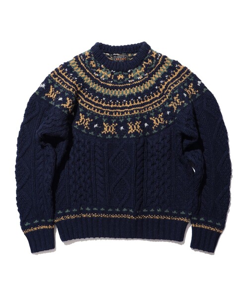 BEAMS+（ビームスプラス） セーター ニット ノルディック ケーブル