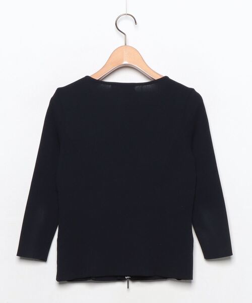 Rene（ルネ） 7分袖ニットカーディガン 34 ブラック レディース