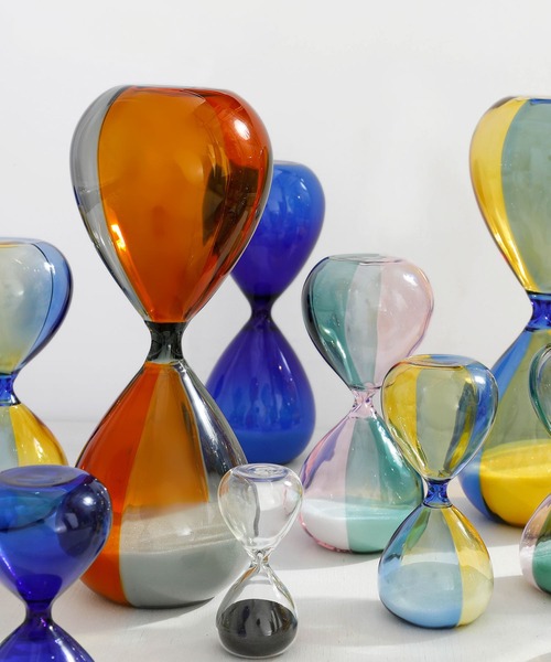 HIGHTIDE（ハイタイド） インテリア 砂時計 サンドグラス バイカラー S