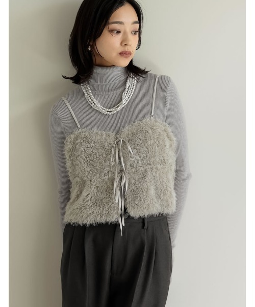 Re:EDIT（リエディ） キャミソール 「2024-25 WINTER COLLECTION」前後