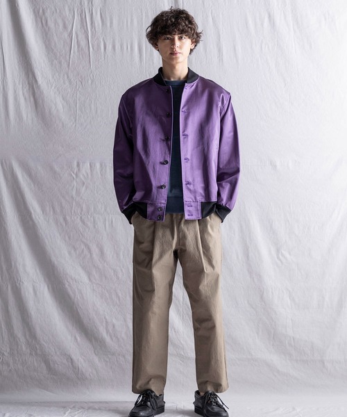 Jackman（ジャックマン） スタジャン Satin Award Jacket メンズ