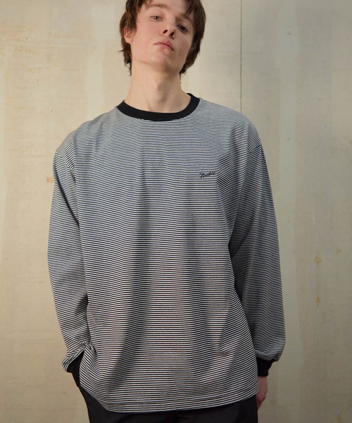 NUMBER (N)INE（ナンバーナイン） tシャツ NARROW STRIPED Number(9