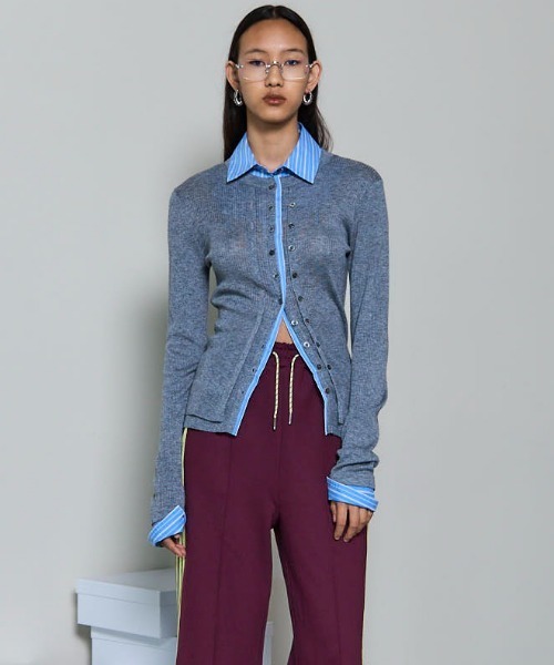 MAISON SPECIAL（メゾンスペシャル） カーディガン 2way Shirt Knit
