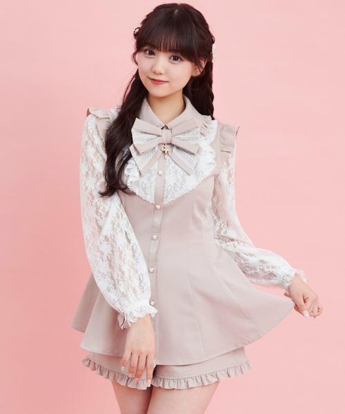 Secret Honey（シークレットハニー） セットアップ ラッフル＆袖レース