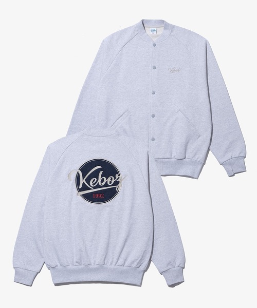 KEBOZ（ケボズ） スタジャン BB LOGO SWEAT VARSITY JACKET メンズ