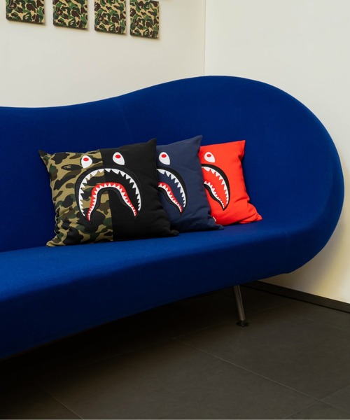 A BATHING APE クッションセット ABC CAMO COLLEGE SQUARE CUSHION M