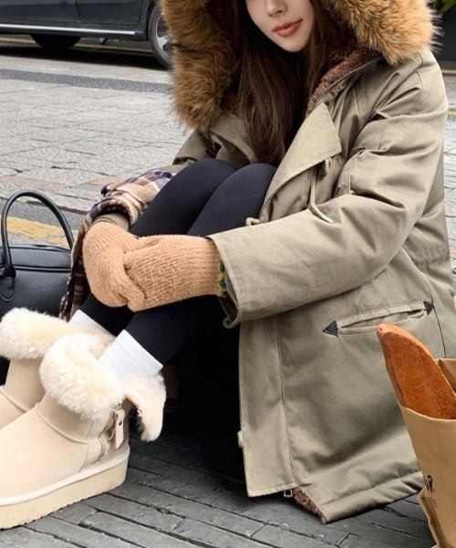 Dream garden（ドリームガーデン） モッズコート コート ボリューム