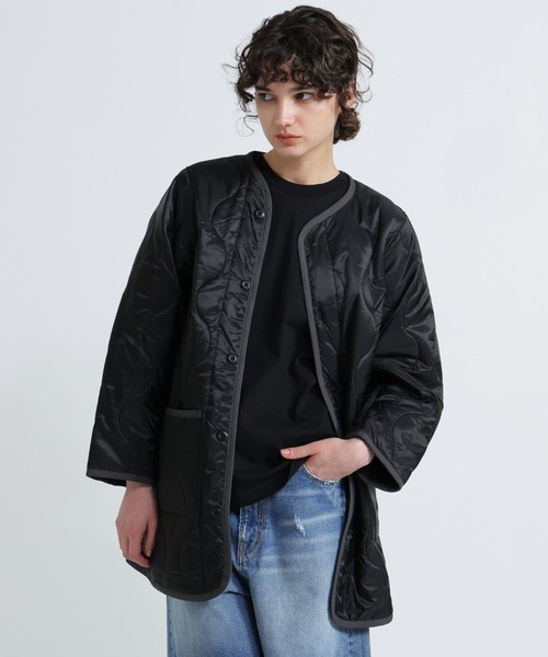 AVIREX ジャケット モッズコート ミリタリー ストリート ブラック 黒 L