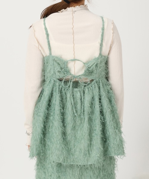 acro（アクロ） キャミソール フェザーキャミビスチェ/AC3319