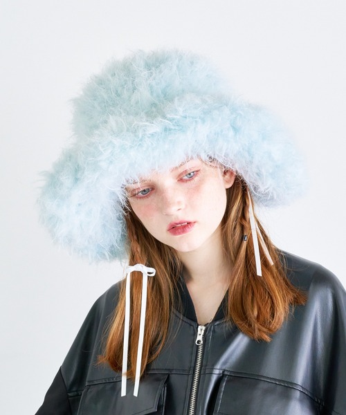 帽子 ハット スーパーフェイクファーハット レディース : ZOZOTOWN