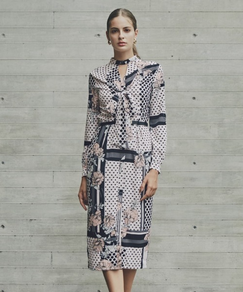 PINKY&DIANNE（ピンキー アンド ダイアン） ワンピース ラインブロック