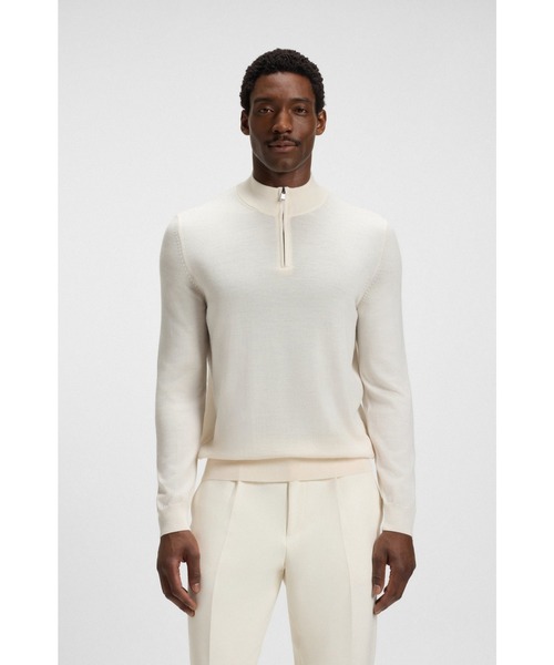 BOSS（HUGO BOSS） セーター ニット ジップネックセーター バージン