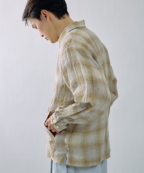 JOURNAL STANDARD J.S HOMESTEAD シャツ Stead / リネン オンブレ