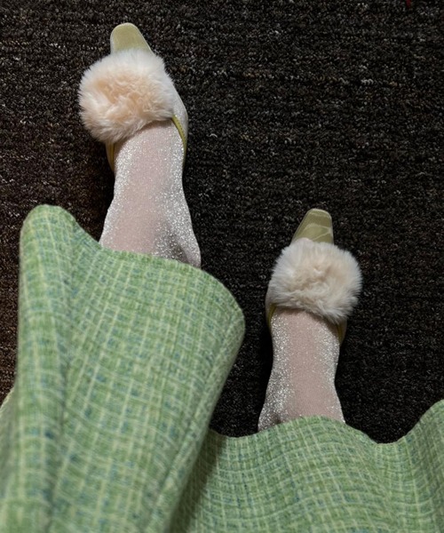 EIMY ISTOIRE（エイミーイストワール） サンダル エコファーチャーム